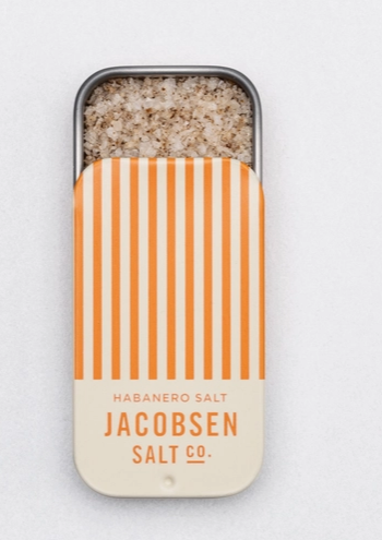Jacobsen Salt Co. Infused Habanero Sea Salt Slide Tin