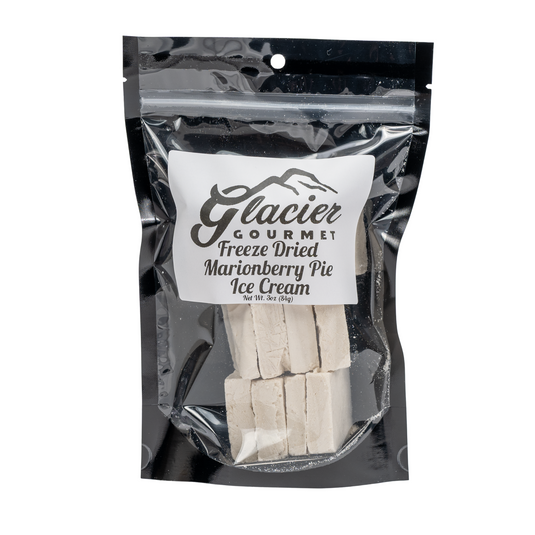 Glacier Gourmet Freeze Dried Marionberry Pie Ice Cream 3oz