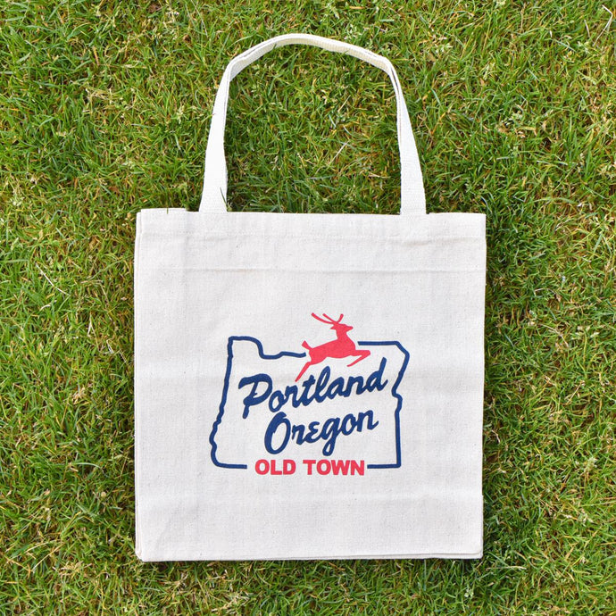 Portland Stag Sign Tote Bag