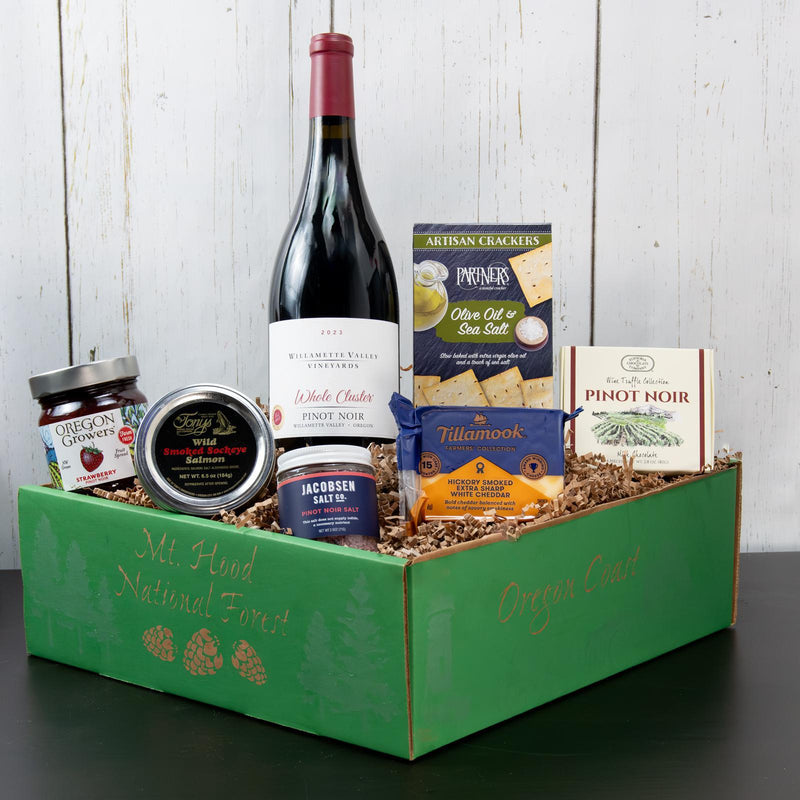 Load image into Gallery viewer, Pinot Noir Premium Pairings Gift Basket
