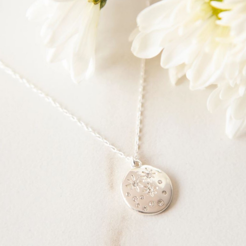 Load image into Gallery viewer, Silver Constellation Charm Necklace
