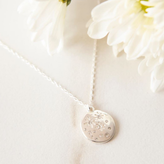 Silver Constellation Charm Necklace