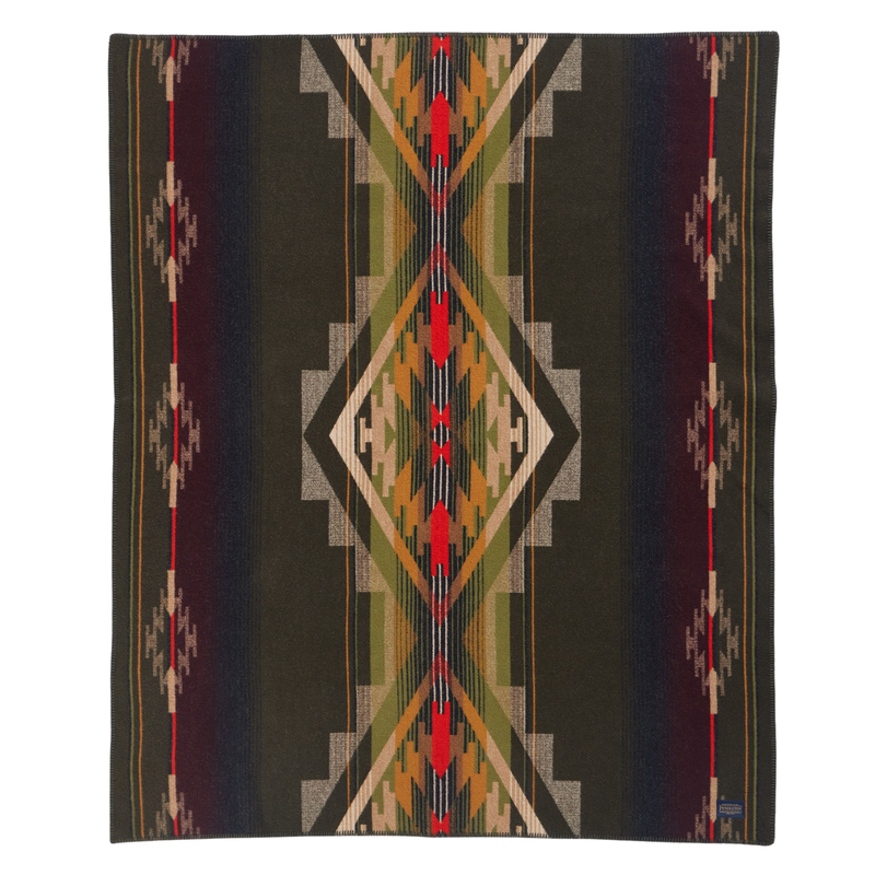 Load image into Gallery viewer, Pendleton Tumalo Jacquard Wool Blanket, Throw
