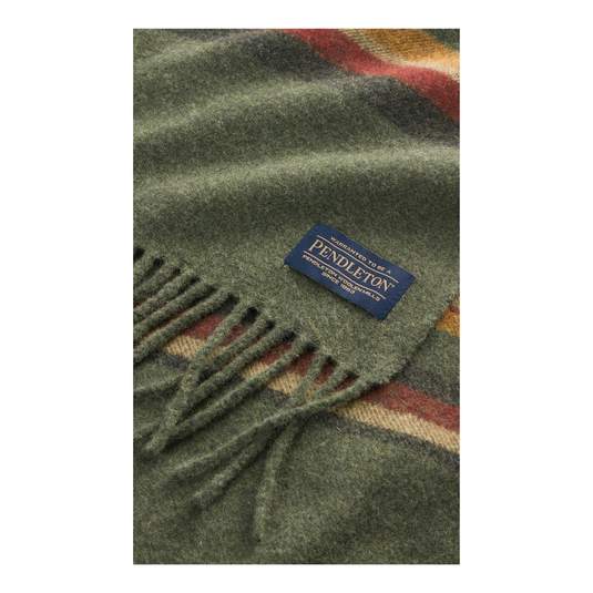 Pendleton Yakima Stripe Whisperwool Muffler Scarf