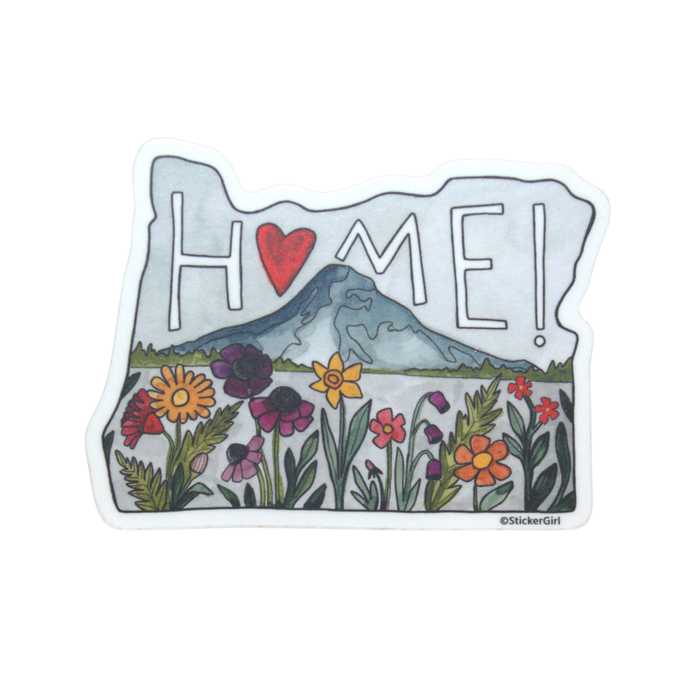 Oregon Home Sticker