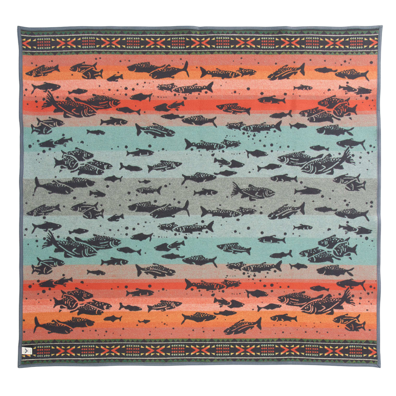 Load image into Gallery viewer, Pendleton Salmon Run Jacquard Throw
