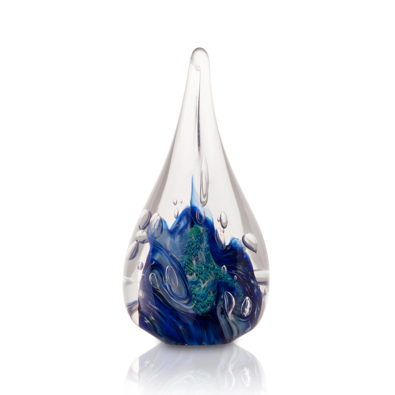 Load image into Gallery viewer, The Glass Forge Blue Flame Weight, Small
