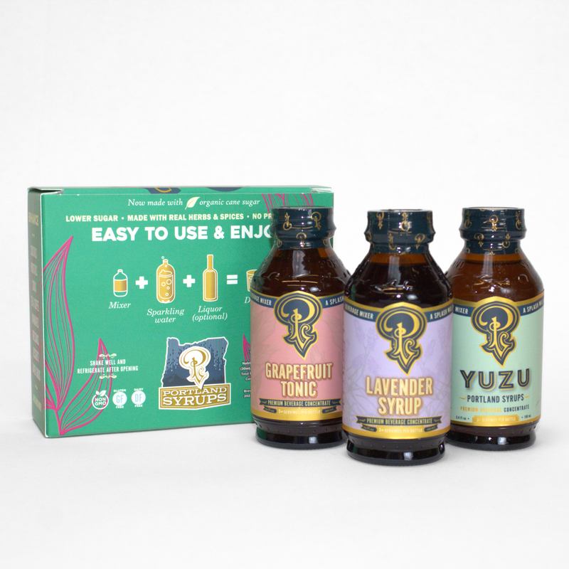 Load image into Gallery viewer, Portland Syrups, Green Box Gift Pack
