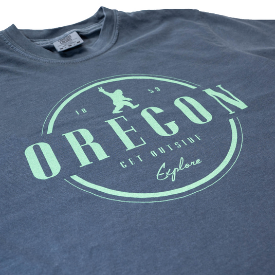 Be Oregon Travel Peace Sasquatch T-Shirt