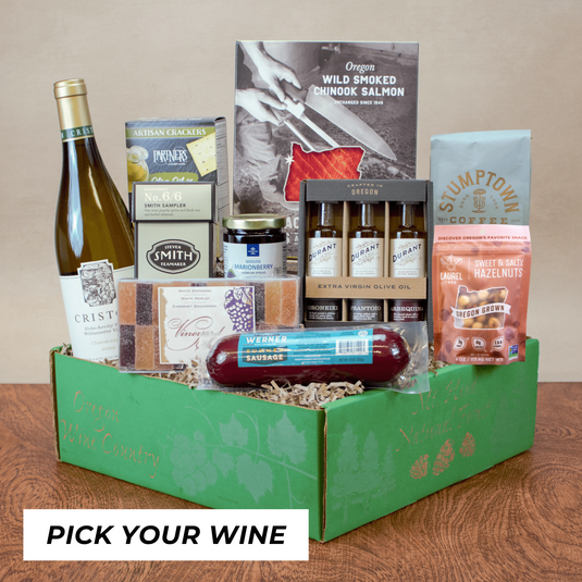 Exquisite Edibles Chardonnay Gift Basket