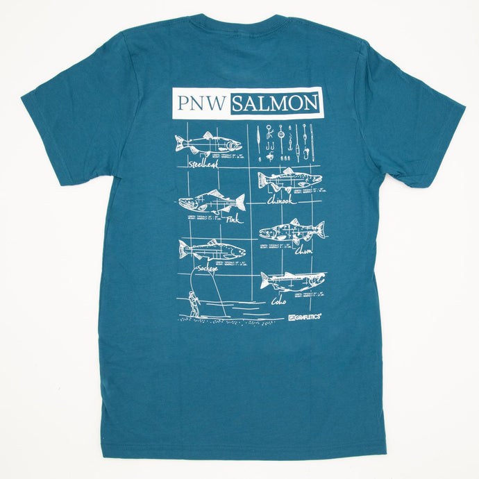 Graflectics PNW Salmon T-Shirt