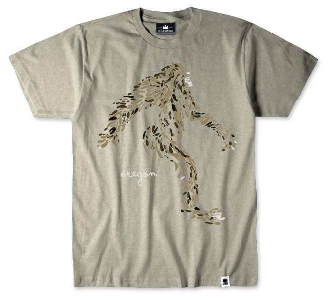 Little Bay Root Sasquatch Oregon Mystique Heather T-shirt