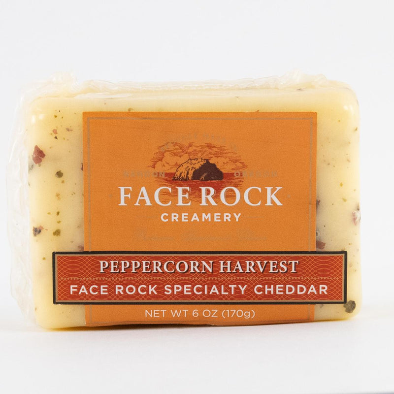 Load image into Gallery viewer, Face Rock Peppercorn Harvest Specialty Cheddar, 6oz.
