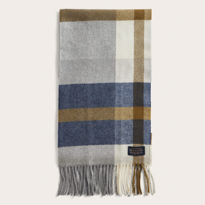 Pendleton Whisperwool Muffler Raleigh Plaid Scarf