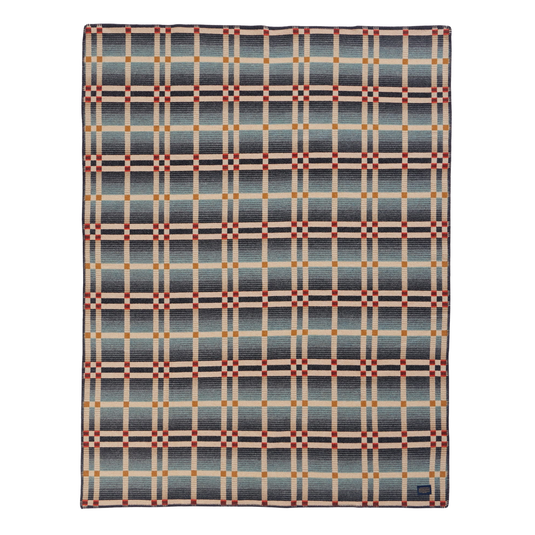 Pendleton Four Square Slide Mountain Shale Wool Throw