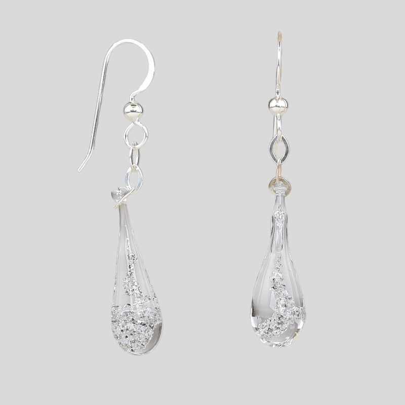 Load image into Gallery viewer, Oregon Sand Raindrop Earrings
