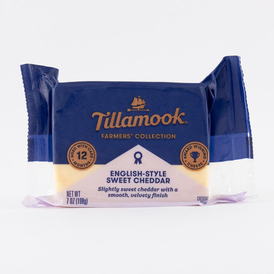 Tillamook Farmers' Collection English-Style Sweet Cheddar Cheese, 7oz.