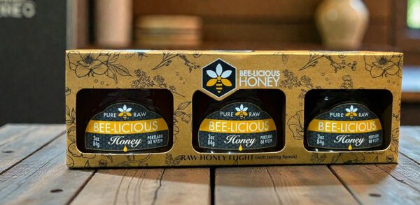 Bee-Licious Raw Honey Flight