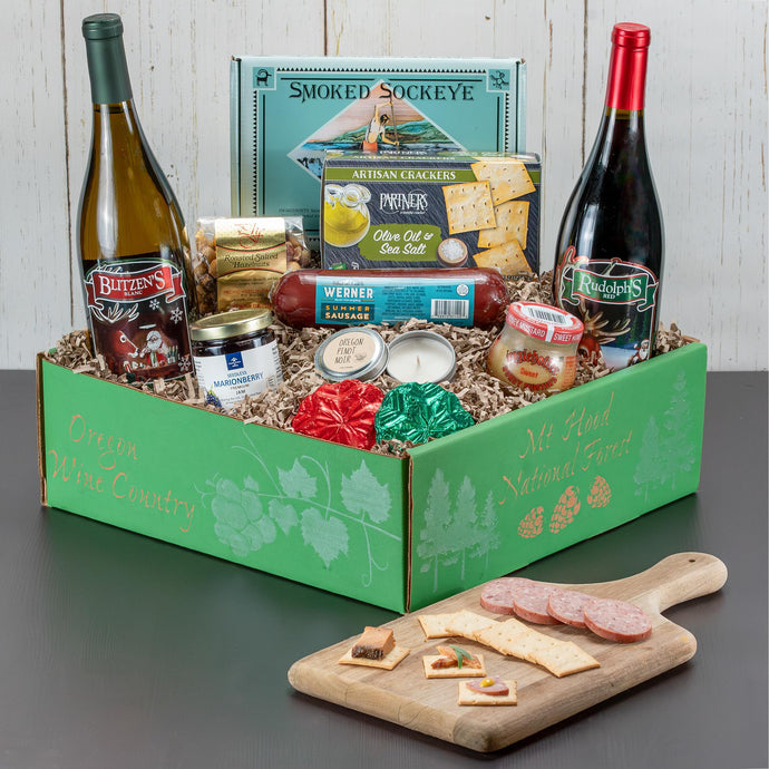 Rudolph & Blitzen Holiday Gift Basket