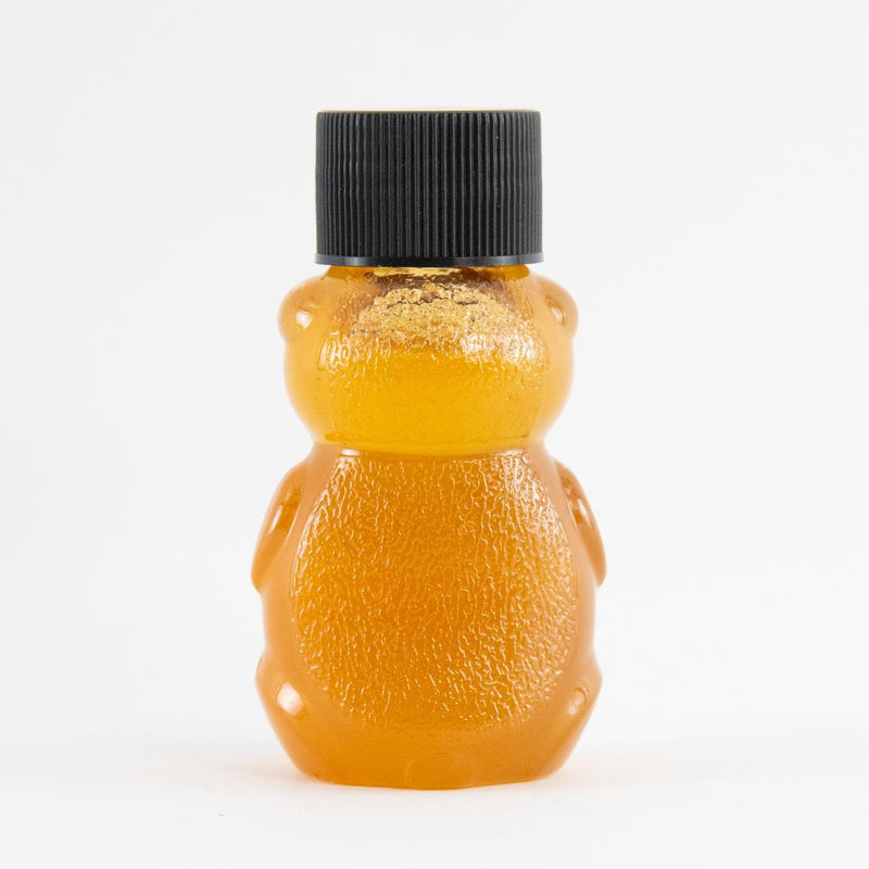 Load image into Gallery viewer, Bee-Licious Pure and Natural Clover Honey Bear, 2oz.
