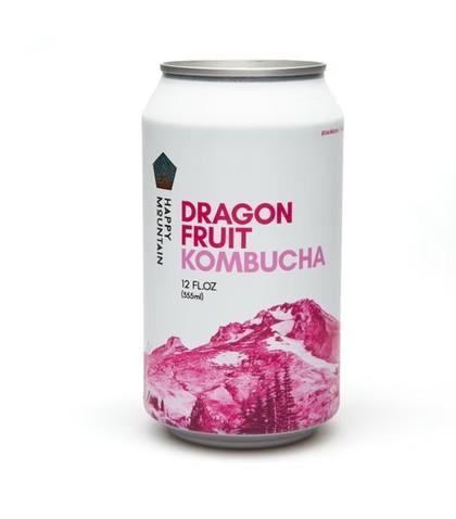 Happy Mountain Kombucha Dragon Fruit 12oz