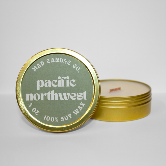 Mad Candle Co. Pacific Northwest Soy Candle, 4oz
