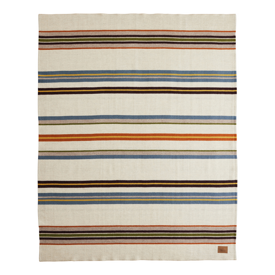 Pendleton Bridger Stripe Ivory Mix, Throw