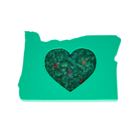 PDX Real Carpet Oregon Shape Magnet