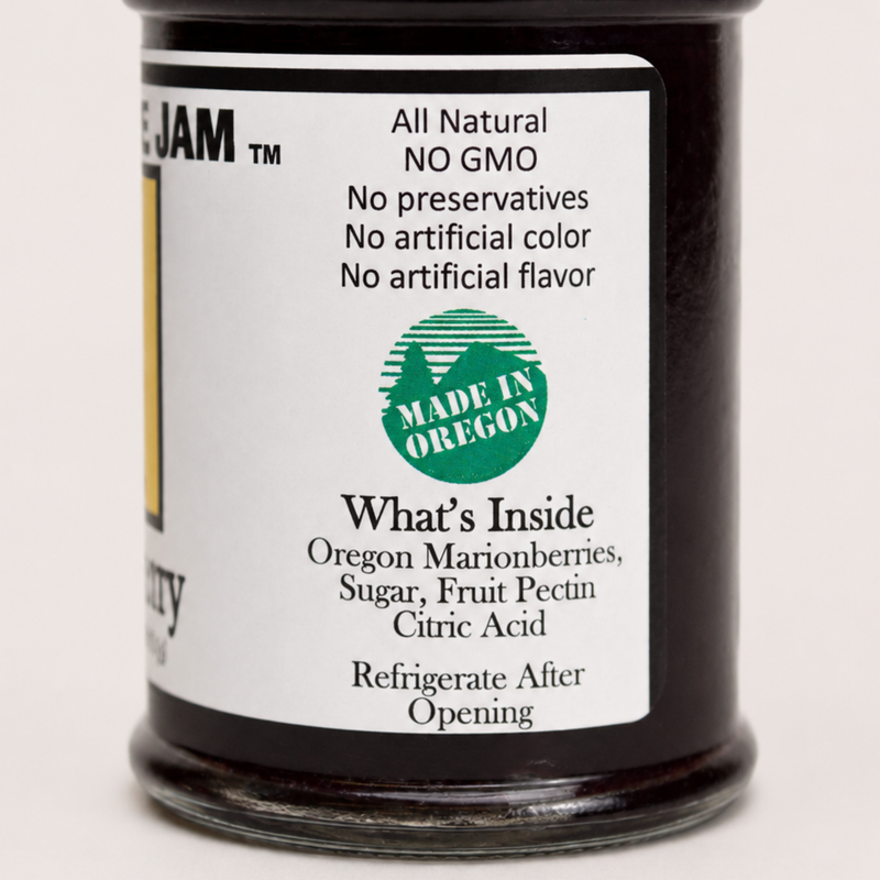 Load image into Gallery viewer, Big Foot Toe Jam Oregon Marionberry Jam, 2.5oz
