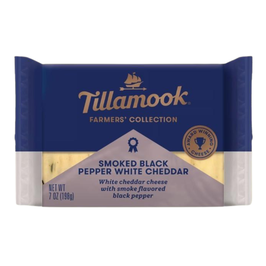 Tillamook Farmers' Collection Smoked Black Pepper White Cheddar, 7 oz