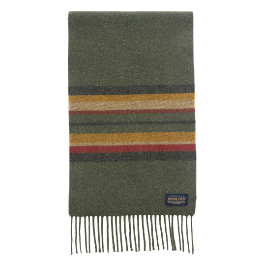 Pendleton Yakima Stripe Whisperwool Muffler Scarf