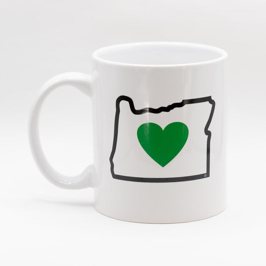 Heart In Oregon Mug