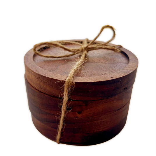 Eastern Black Walnut Coaster Set, 4 Pack