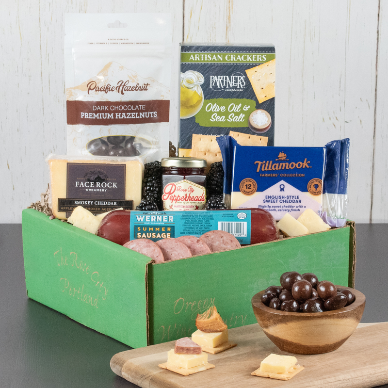 Load image into Gallery viewer, Oregon Highlights Cheese Gift Basket
