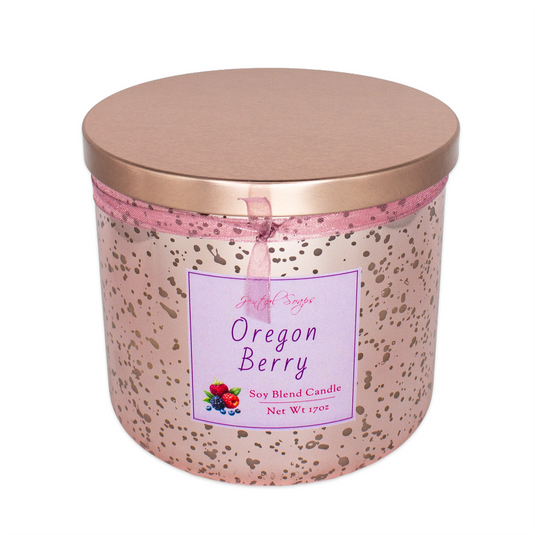 Jenteal, Triple Wick Candle, Oregon Berry 17oz