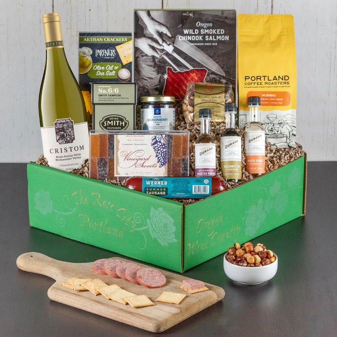 Cristom Vineyards Exquisite Edibles Gift Basket