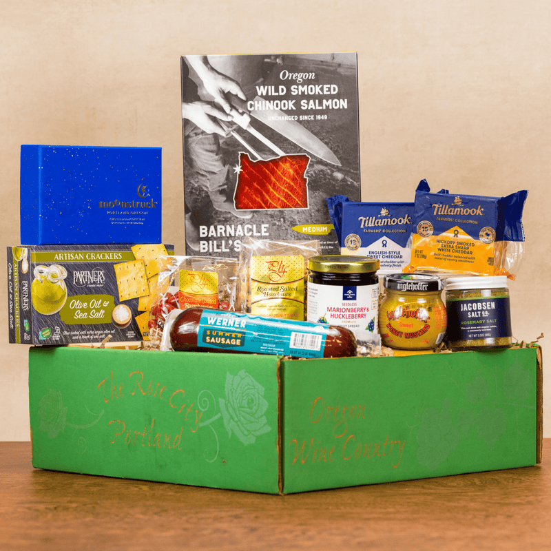 Load image into Gallery viewer, Oregon Coast Highway Cheese Gift Basket
