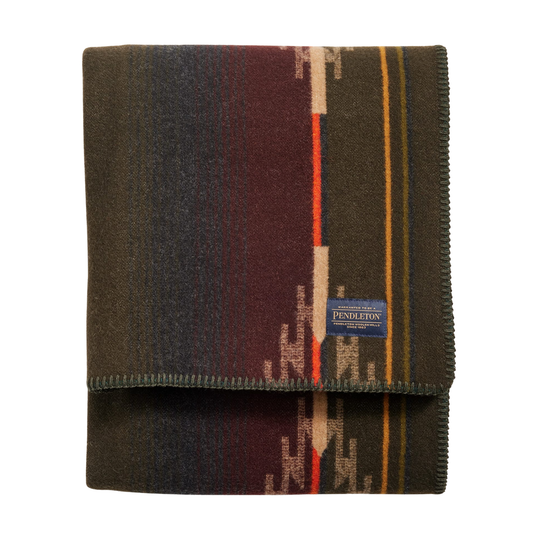 Pendleton Tumalo Jacquard Wool Blanket, Throw