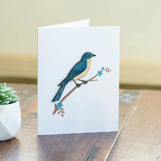 Card Bird on Branch