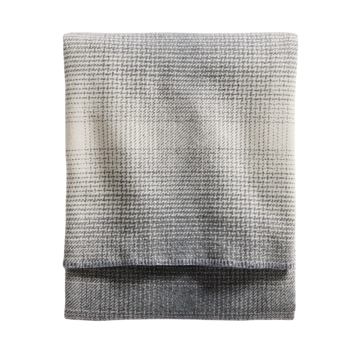 Pendleton Eco-Wise Bone/Grey Ombre Washable Wool Blanket, Queen
