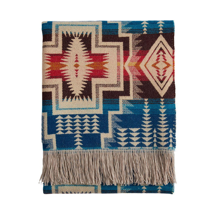 Pendleton Harding Star Fringed Throw Blanket