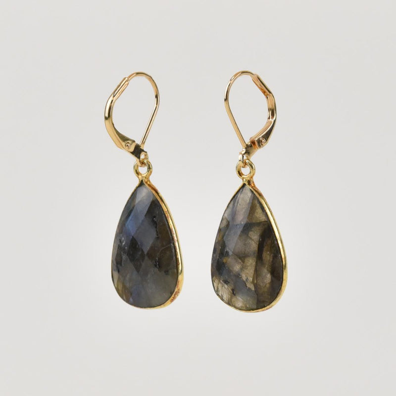 Load image into Gallery viewer, Wendy Vernon Designs Labradorite Earrings
