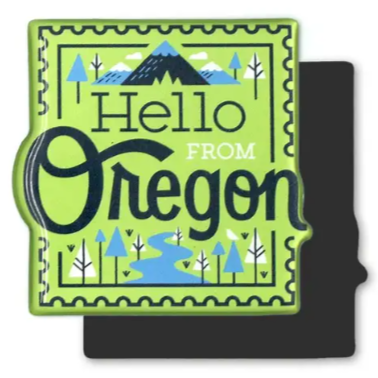 hello from Oregon lapel pin