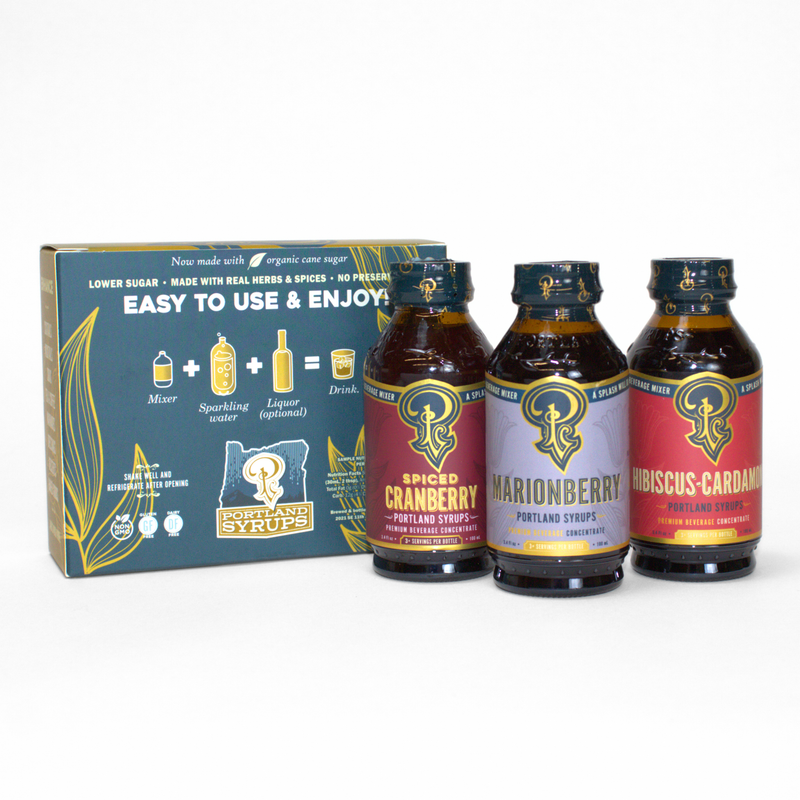 Load image into Gallery viewer, Portland Syrups, Gold Box Gift Pack
