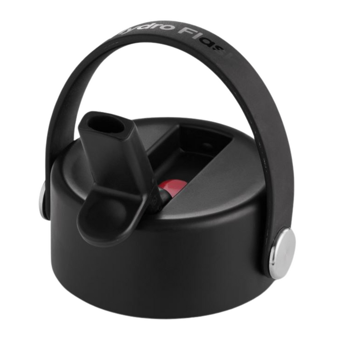 Hydro Flask Wide Mouth Flex Straw Lid, Black