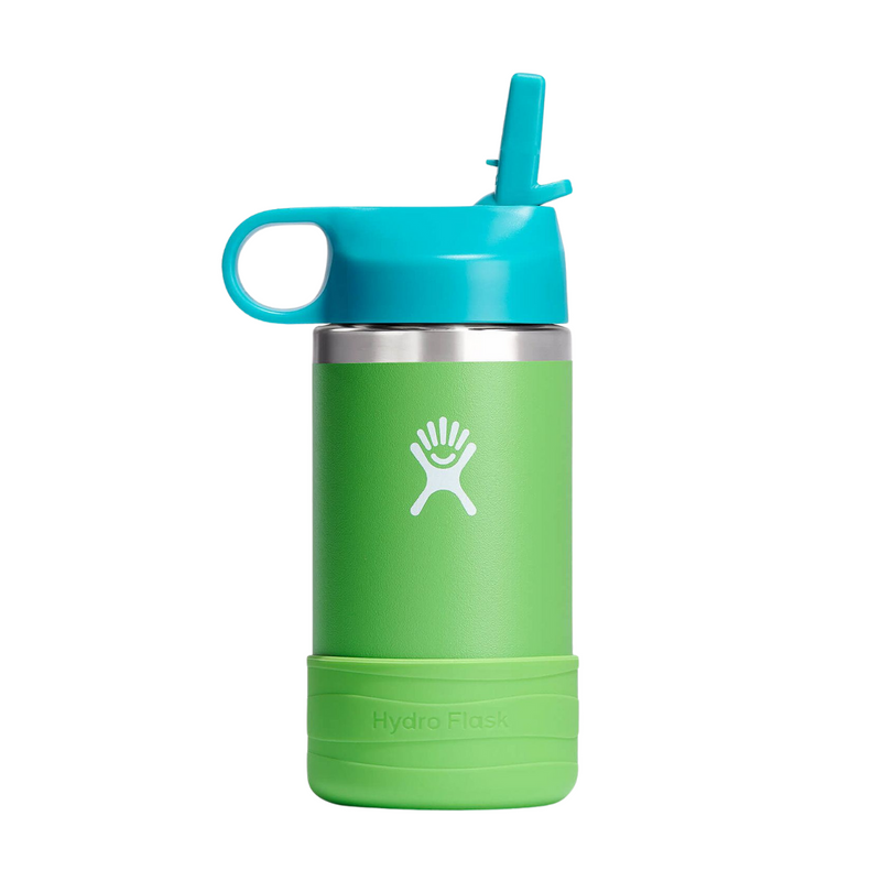 Load image into Gallery viewer, Hydro Flask Grass Kids Wide Mouth Straw Cap Bottle, 12oz.
