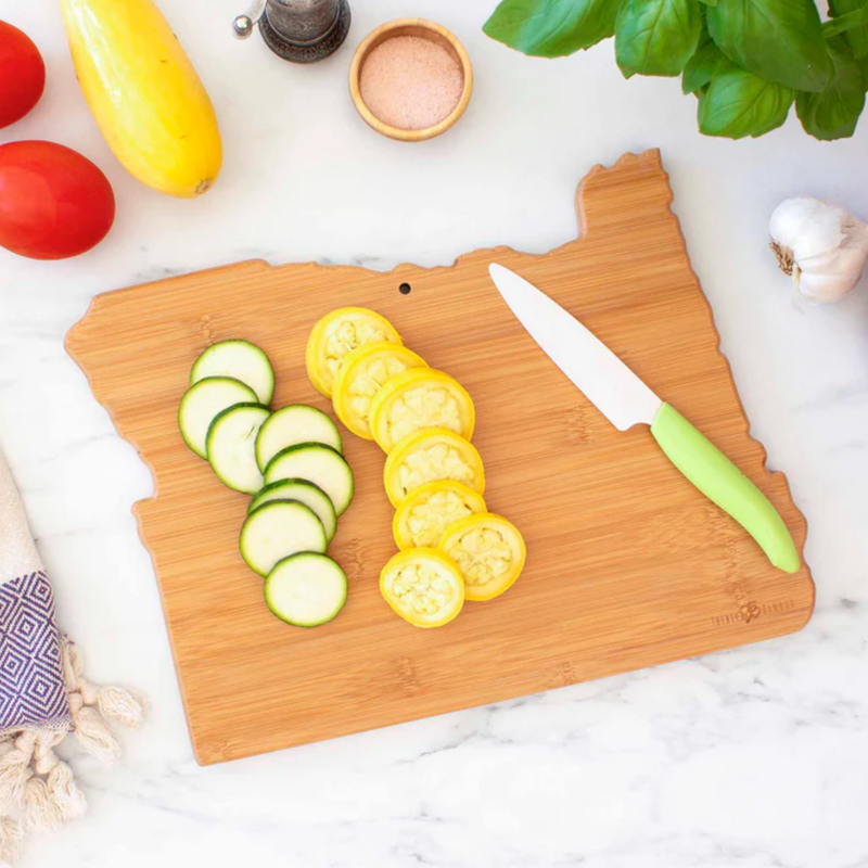 Load image into Gallery viewer, Oregon Destinations Engraved Cutting Board
