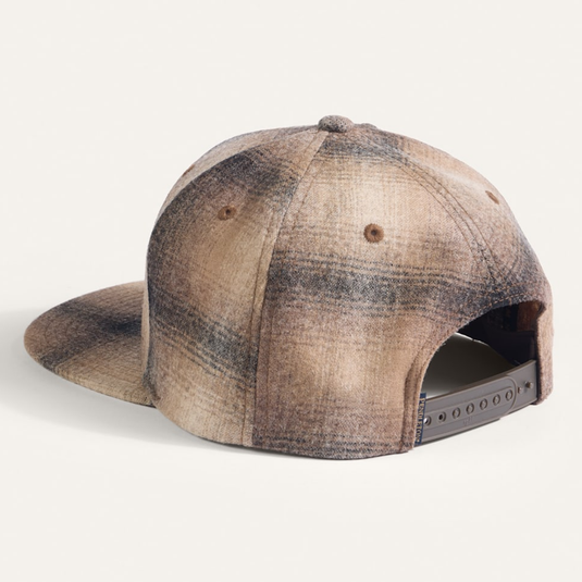 Pendleton Tan/Taupe Ombre Flat Brim Wool Hat