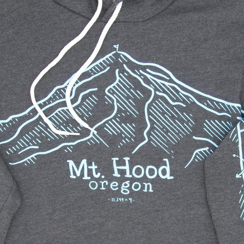 Load image into Gallery viewer, Travel Tees Mount Hood Sweatshirt With Sleeve Design
