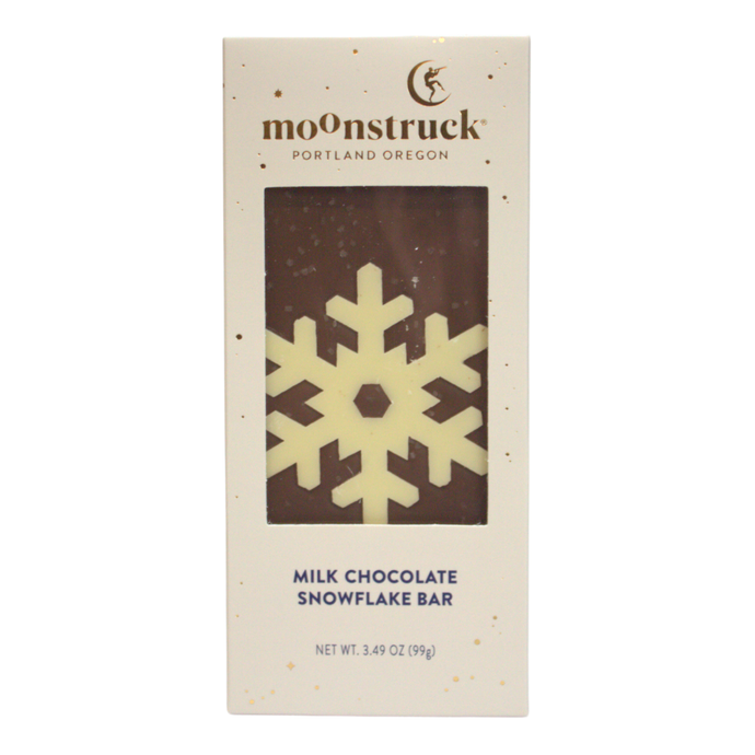 Moonstruck Snowflake Milk Chocolate Bar